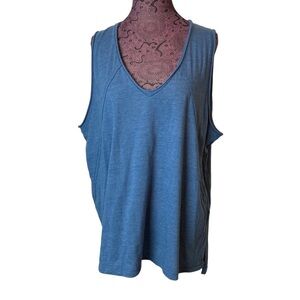 FP Movement Free People Sz XS Blue Oversize Tank Top